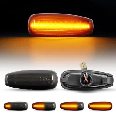 2Pcs LED Indicator Side Marker Turn Signal Light For Hyundai Elantra Kia Rio - Image 1 of 4