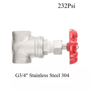 G3/4" Stainless Steel 304 Gate Valve 232Psi full Port Water oil gas NEW - Picture 1 of 6