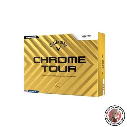 Callaway Chrome Tour 12 Golfbälle weiss