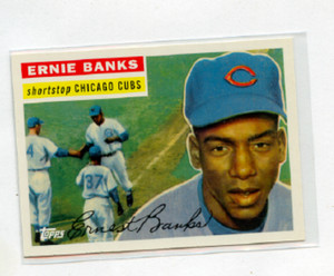 2010 TOPPS THE CARDS YOUR MOM THREW OUT # CMT63  ERNIE BANKS , CHICAGO CUBS