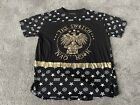 SWITCH REMARKABLE T Shirt Mens XL Graphic Eagle Stars Black Short Sleeved AOP