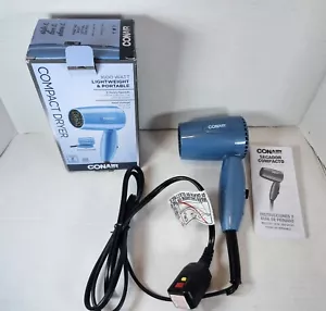 Conair Asciugacapelli da Viaggio con Doppia Tensione, 1600W Manico Pieghevole Compatto - Foto 1 di 16