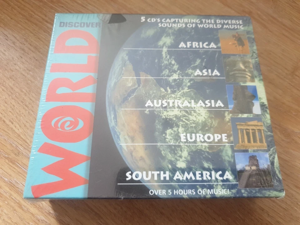 Discover World - 5CD's Capturing the Diverse Sounds of World Music - new - Image 1 of 2