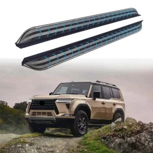 Black Blue Running Board fits for Lexus GX550 2024 2025 Side Step Nerf Bar 2PCS - Picture 1 of 8