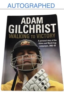 Adam Gilchrist Signed Australian Cricket Merchandise Rare Autographed Book Bio - Picture 1 of 10