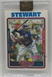 SHANNON STEWART 2022 Topps Archives Signature Series 2005 Opening Day AUTO #1/1 - Picture 1 of 2