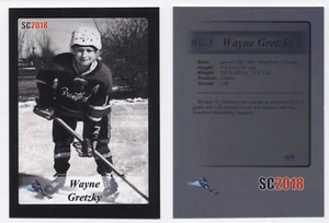 2017-18 SC2018 #5 Wayne Gretzky Black 1/1 Brantford Nadrofsky Steelers - Bild 1 von 1