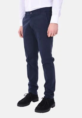 Pantaloni Eleganti Invernali Chino Caldo Cotone Regular Fit Made in Italy - Immagine 1 di 4