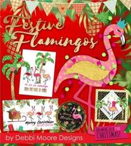 Debbi Moore Designs Festive Flamingos Papercrafting CD Rom (676658) - Picture 1 of 1