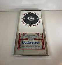 Vintage Budweiser King Of Beers Mirror Clock