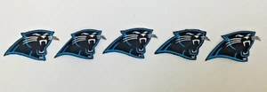 Carolina Panthers NFL Iron On Patch, Pack of 5, 4" x 2" , Free Shipping - Picture 1 of 3