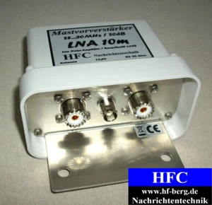 LNA-10m GaAs-FET Mastvorverstärker / 20dB 28...30 MHz (4920) - Picture 1 of 2