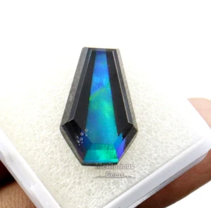 Fancy Cut Beautiful Natural Fire Opal Certified Loose Gemstone 9-10 Ct - Picture 1 of 9