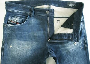 HOT Men's DIESEL @ THOMMER JOGG 9KI SKINNY STRETCH DISTRESS Jeans 34 x32 (34x30) - Picture 1 of 14