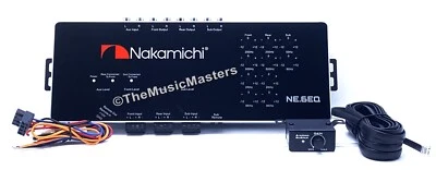 Nakamichi NE6EQ Car Audio EQ 6 Band Equalizer Electronic Sub Crossover Network - Image 1 of 4