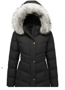 Abrigo de invierno Ampake para mujer cálido acolchado a prueba de viento chaqueta acolchada de invierno - Imagen 1 de 5