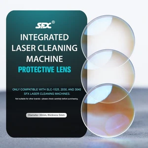 SFX 3PCS D30×5mm Protective Quartz Lens for SLC Series Laser Cleaning Machine - Picture 1 of 9