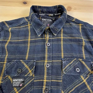 Camisa de franela Howitzer para hombre L azul a cuadros espíritu guerrero til valhalla militar - Imagen 1 de 12