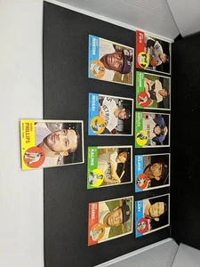 1963 Topps Detroit Tigers Team Set (10) Kaline Fox Aguirre en muy buen estado-excelente - Imagen 1 de 20