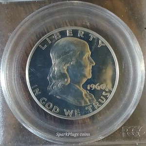 1960 Franklin half Dollar - Picture 1 of 3