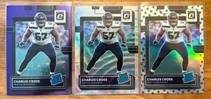 2022 Donruss Optic - Charles Cross - Rated Rookie - Purple Stars /15 + Wave /300 - Bild 1 von 8