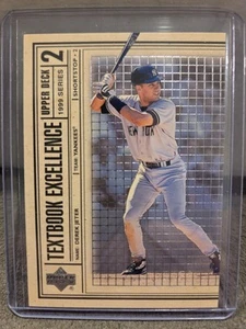 1999 Upper Deck Textbook Excellence Derek Jeter Card - Picture 1 of 2
