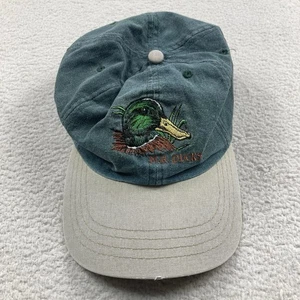 Vintage MR Ducks Hat Cap Mens One Size Green Adjustable Hunting Sportsman Faded - Picture 1 of 6