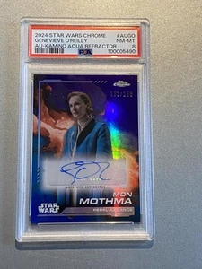 Star Wars Topps PSA 8 ANDOR Auto Card Signed Genevieve O’Reilly MON MOTHMA - Picture 1 of 2