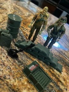 Vintage 1984 GI Joe - GI Joe Mortar Defense Unit 100% Complete w/ Figures - Picture 1 of 12