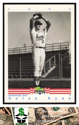 1992 Classic Best #1 Nolan Ryan - Jacksonville Suns - Image 1 of 2