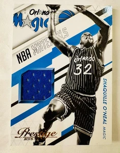 Shaquille O'Neal 2015-16 Panini Prestige NBA Materials Game Used Jersey Patch - Picture 1 of 1