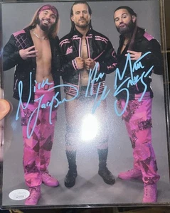 JSA The Young Bucks & Adam Cole 8x10 PROMO - AUTOGRAPHED Pro wrestling signed - Picture 1 of 1