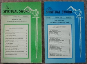 1969/70 VOLUME 1 (1 & 2) ~ Spiritual Sword - Church of Christ ~ Thomas B Warren - Picture 1 of 2