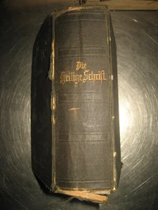 Bibel Luther Berlin 1898 mit handschriftlicher Widmung an Mama 49. Geburtstag - Picture 1 of 4