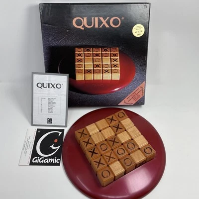Quixo Wooden Block Strategy Board Game by Gigamic Very Good!! 1995 Winner - Image 1 of 4