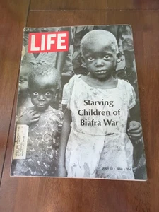 1968 LIFE Magazine Biafra War Starving Children Photojournalism July 12 - Picture 1 of 20