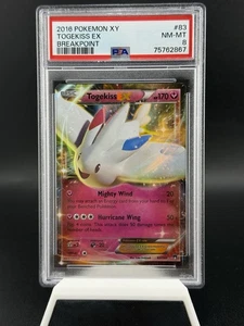 2016 Pokemon XY: Breakpoint - Togekiss EX #83/122 - PSA 9 MINT - Picture 1 of 2