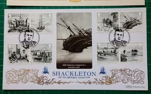 2016 Shackleton And The Endurance Expedition Benham FDC London SW7 Pmk - Picture 1 of 3