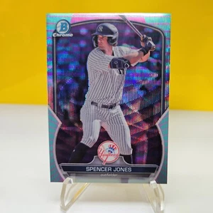 Spencer Jones 2023 Bowman Chrome Aqua Pink Vapor Refractor /125 #BCP-178 - Picture 1 of 2