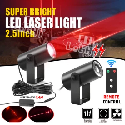  Para Polaris RZR XP UTV ATV 2x Láser Rojo LED Látigo Luces Antena Sin Látigo Control Remoto Foto 1 de 4