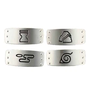 Juego de pines de diadema con solapa símbolo de pueblo Naruto Shippuden - Imagen 1 de 2