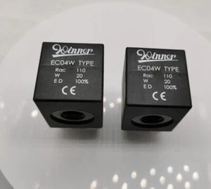 1PCS New EC04W Solenoid Valve Coil Rac DC24V AC220V DC26V AC110V - Photo 1/2
