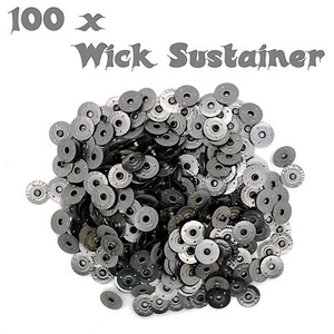 100x Wick Sustainers for Candle Making made of High-Quality Metal - diameter 2mm - Picture 1 of 3