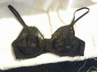 Black Fishnet And Lace Adore Me Bra NWOT 34C