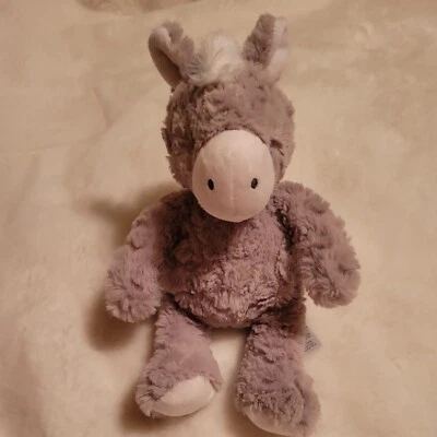 Pelúcia cavalo branco cinza Carters redemoinho desgrenhado bebê bicho de pelúcia 67796 burro  - Imagem 1 de 4