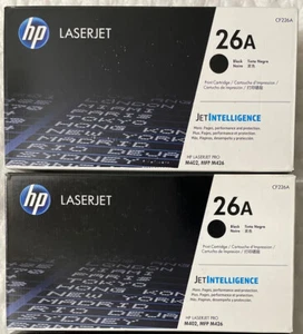 HP 26A Schwarz Toner Doppelpack 2 x CF226A für LaserJet Pro M402, MFP M426 versiegelt - Bild 1 von 18