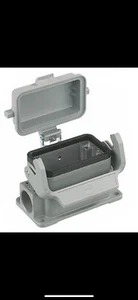 19300161296, HARTING, 16B Han B Base SM LC 2xM25 plastic cover, Top Entry - Picture 1 of 2