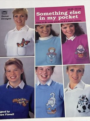 Banar Designs Something Else in My Pocket Cross Stitch Pattern  Fish Cat  - Image 1 of 4