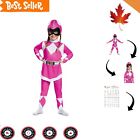Mighty Morphine Pink Power Ranger Costume - Toddler Size - Jumpsuit & Headpiece