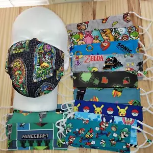 Gaming Gesichtsmaske | 100 % Baumwolle | verstellbar | maschinenwaschbar-Trocknungsbar - Bild 1 von 34